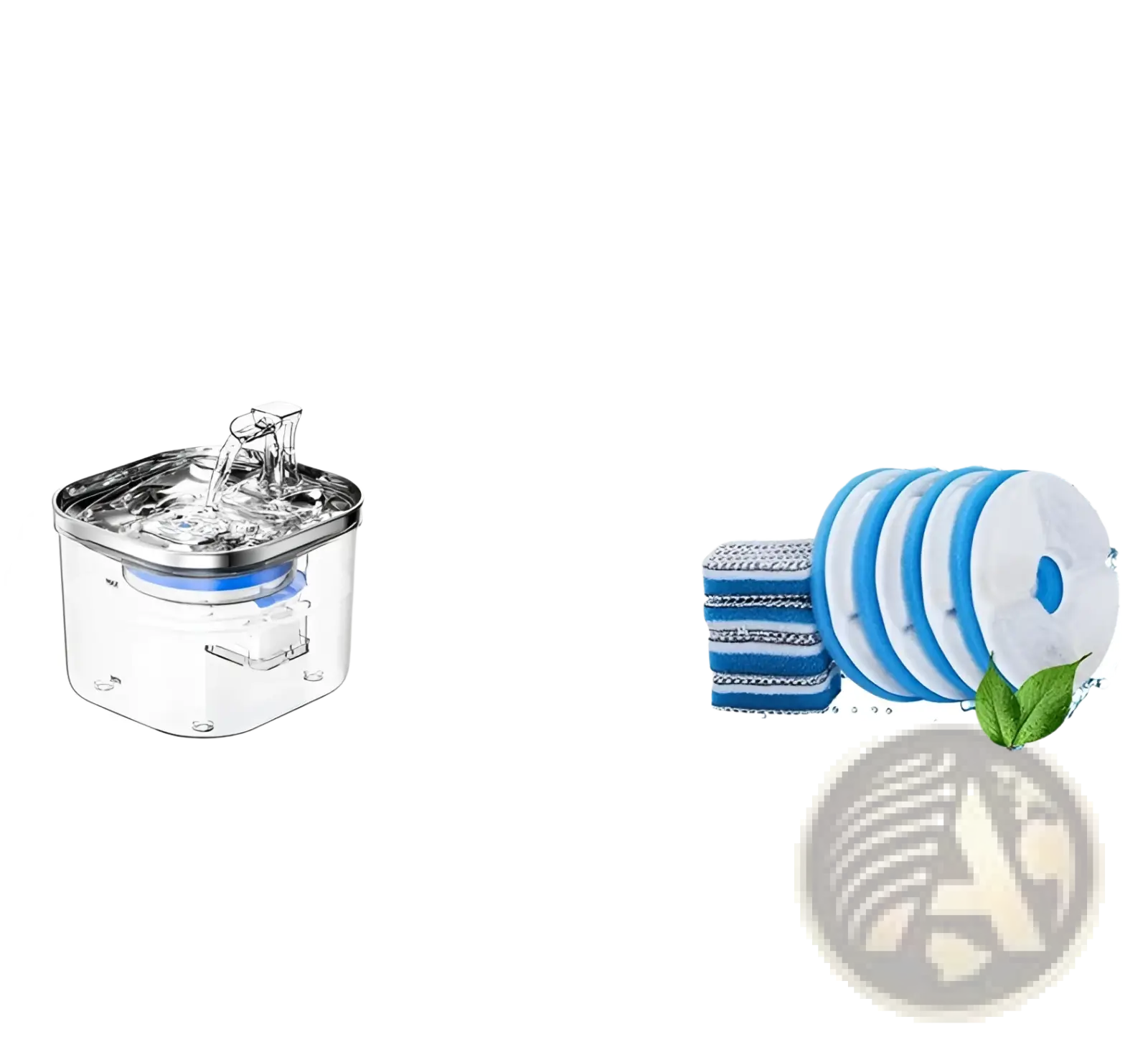 Stainless Steel Automatic Cat Water Fountain Dispenser System