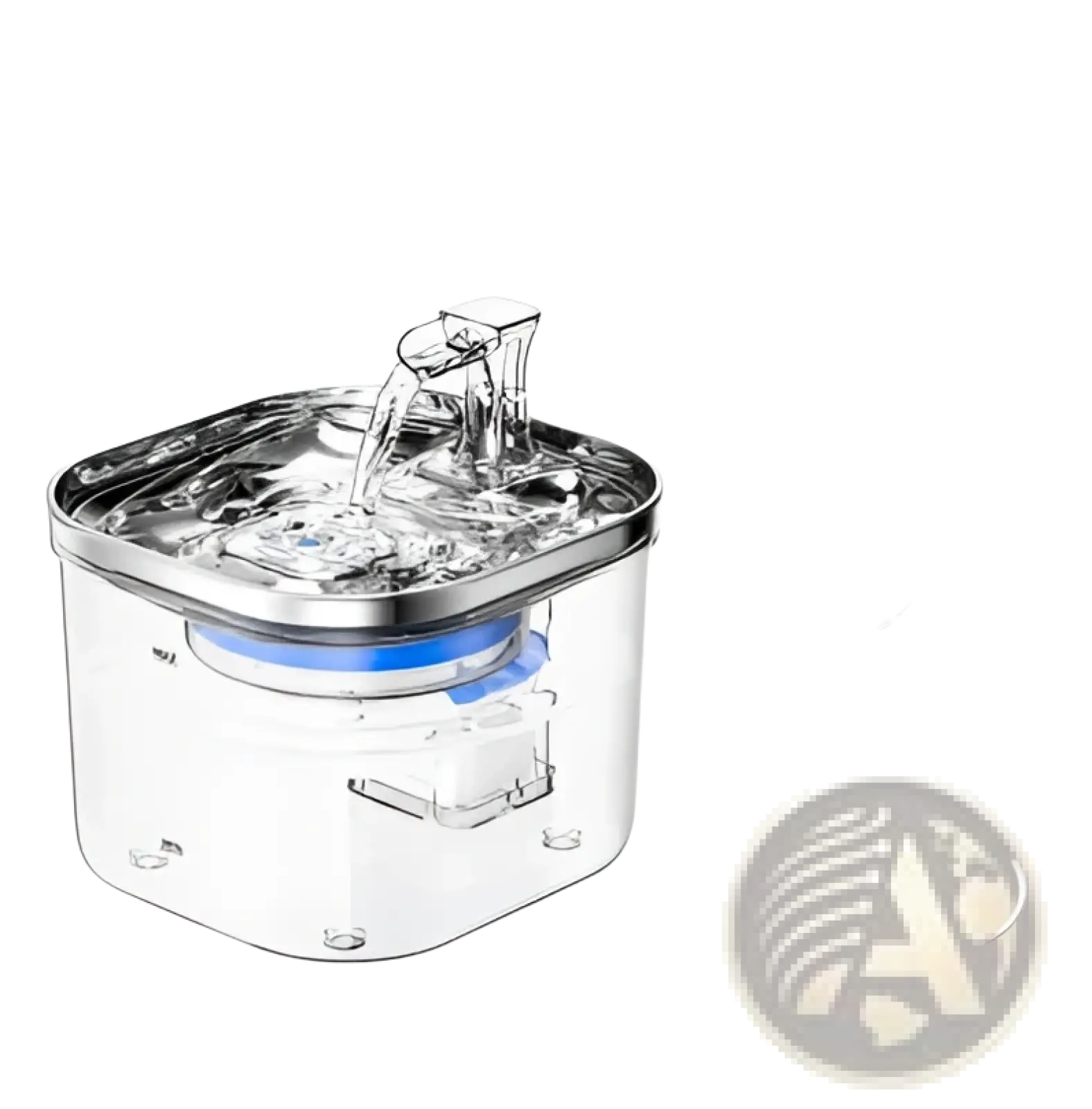 Stainless Steel Automatic Cat Water Fountain Dispenser System