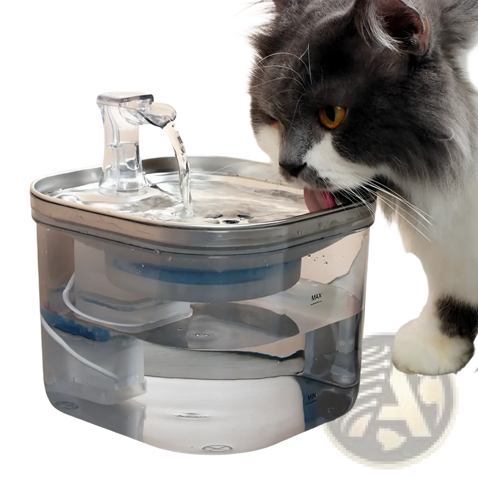 Stainless Steel Automatic Cat Water Fountain Dispenser System