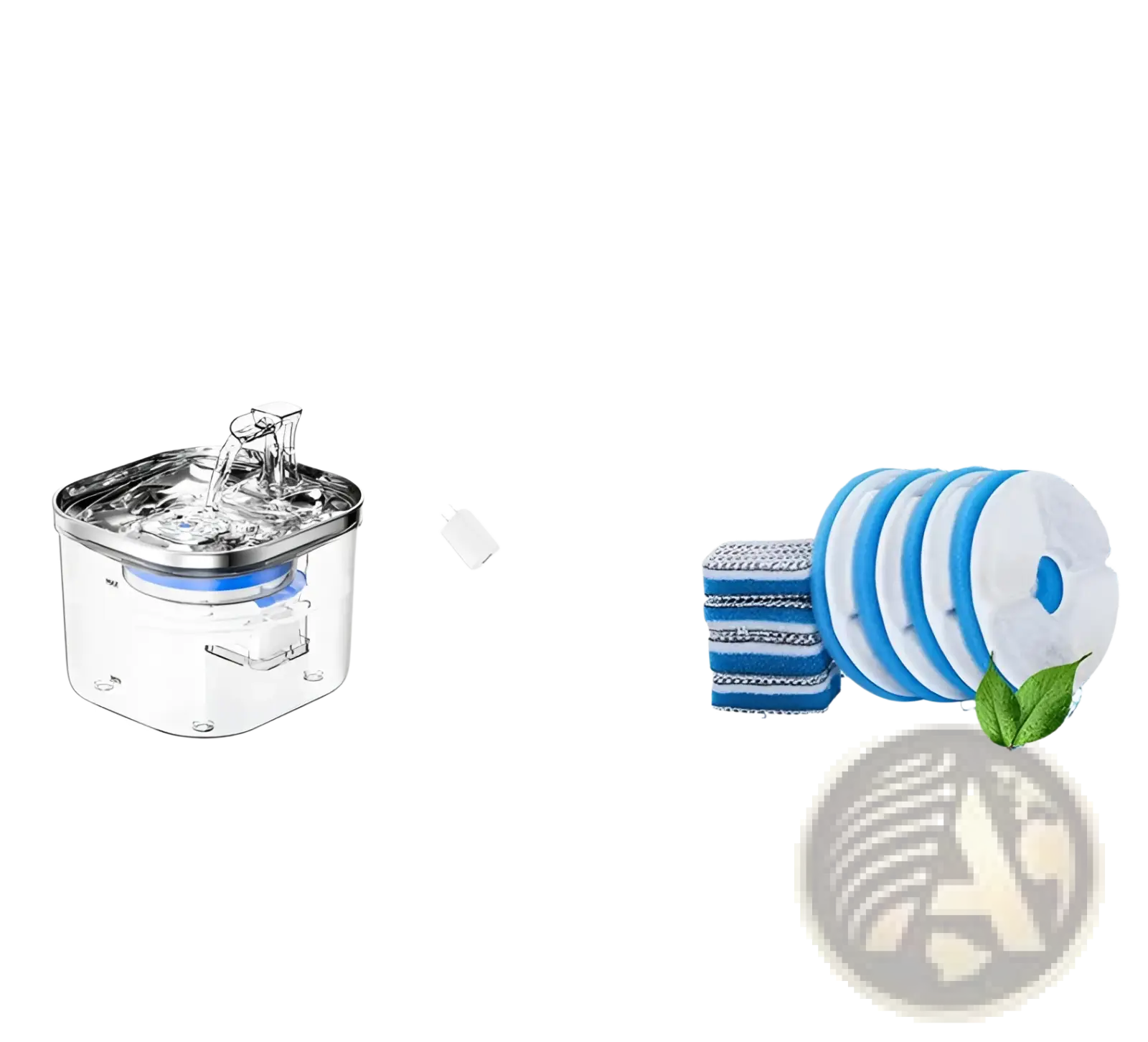 Stainless Steel Automatic Cat Water Fountain Dispenser System