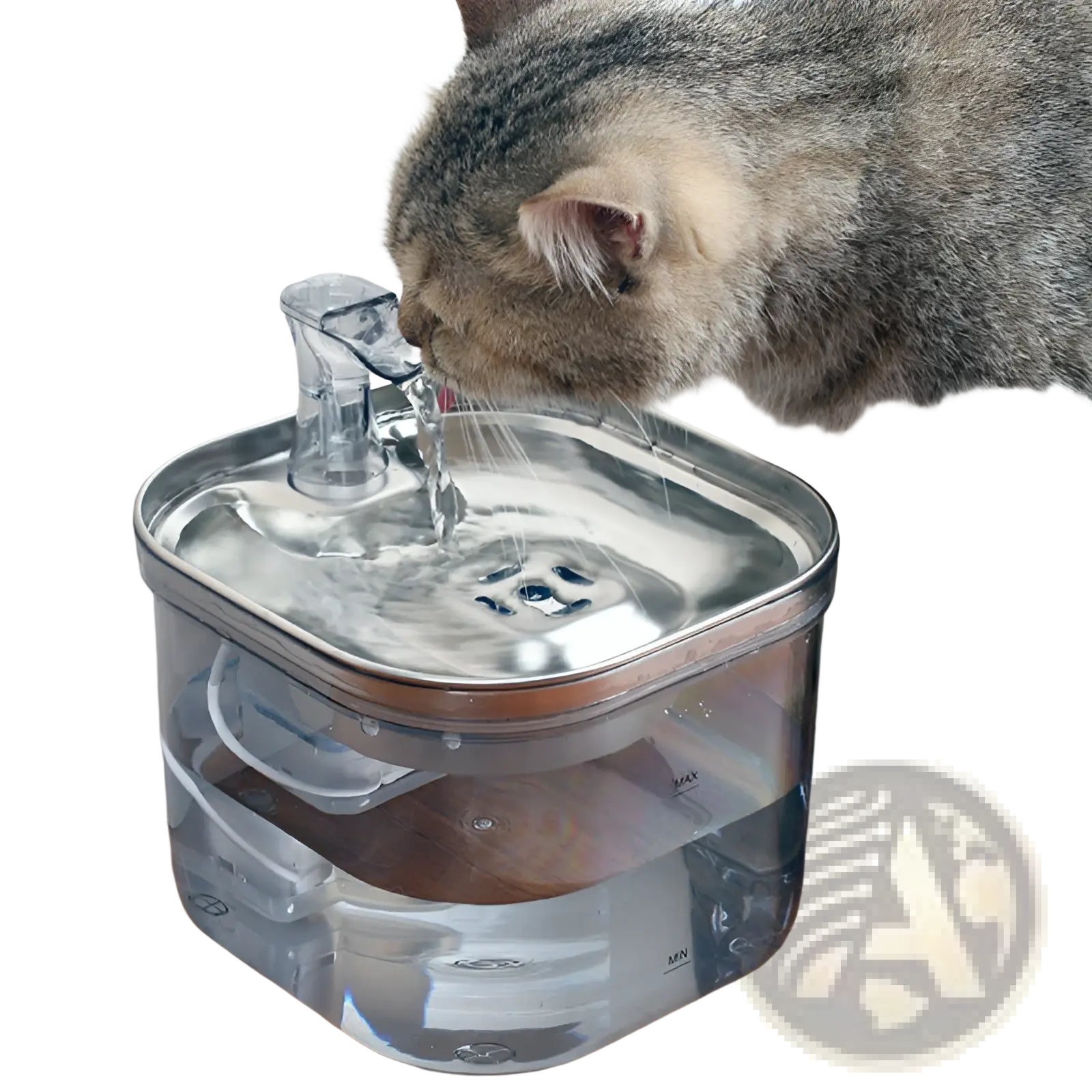 Stainless Steel Automatic Cat Water Fountain Dispenser System